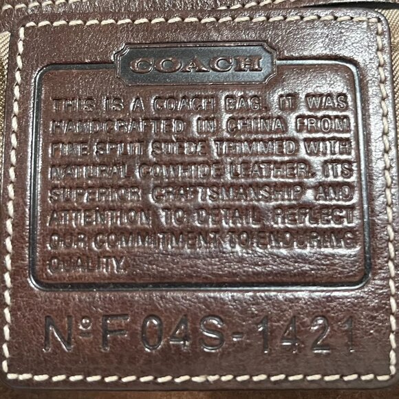 Coach Chocolate Brown Leather & Suede Purse – Style 1421 (2004) - Picture 2 of 5